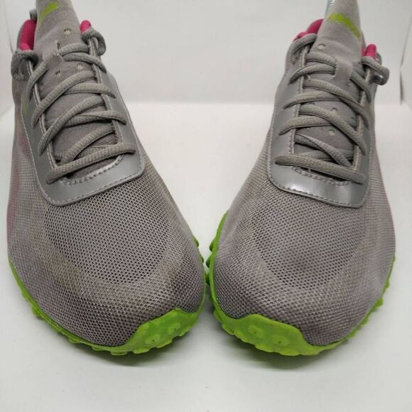Reebok Realflex Transition Running Shoes Womens Size 8.5 Grey Green Pink Sneaker - Picture 5 of 9